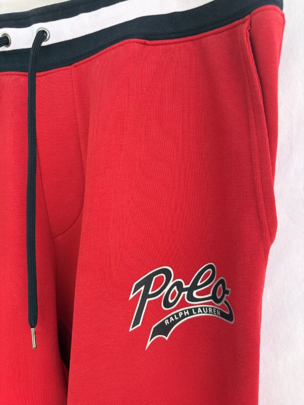 Polo Ralph Lauren Red Jogger Sweatpants Size L - Picture 2 of 11